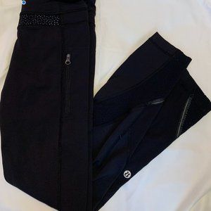 Lululemon floral mesh leggings